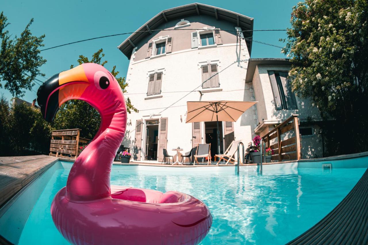 Le Serenite - T3 En Maison De Ville Avec Piscine Annecy Esterno foto